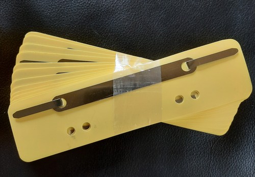 Heftstreifen gelb - 10,